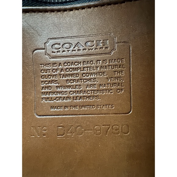 VTG COACH #9790 City Bag Leather Crossbody Shoulder Purse Brown - Picture 14 of 16